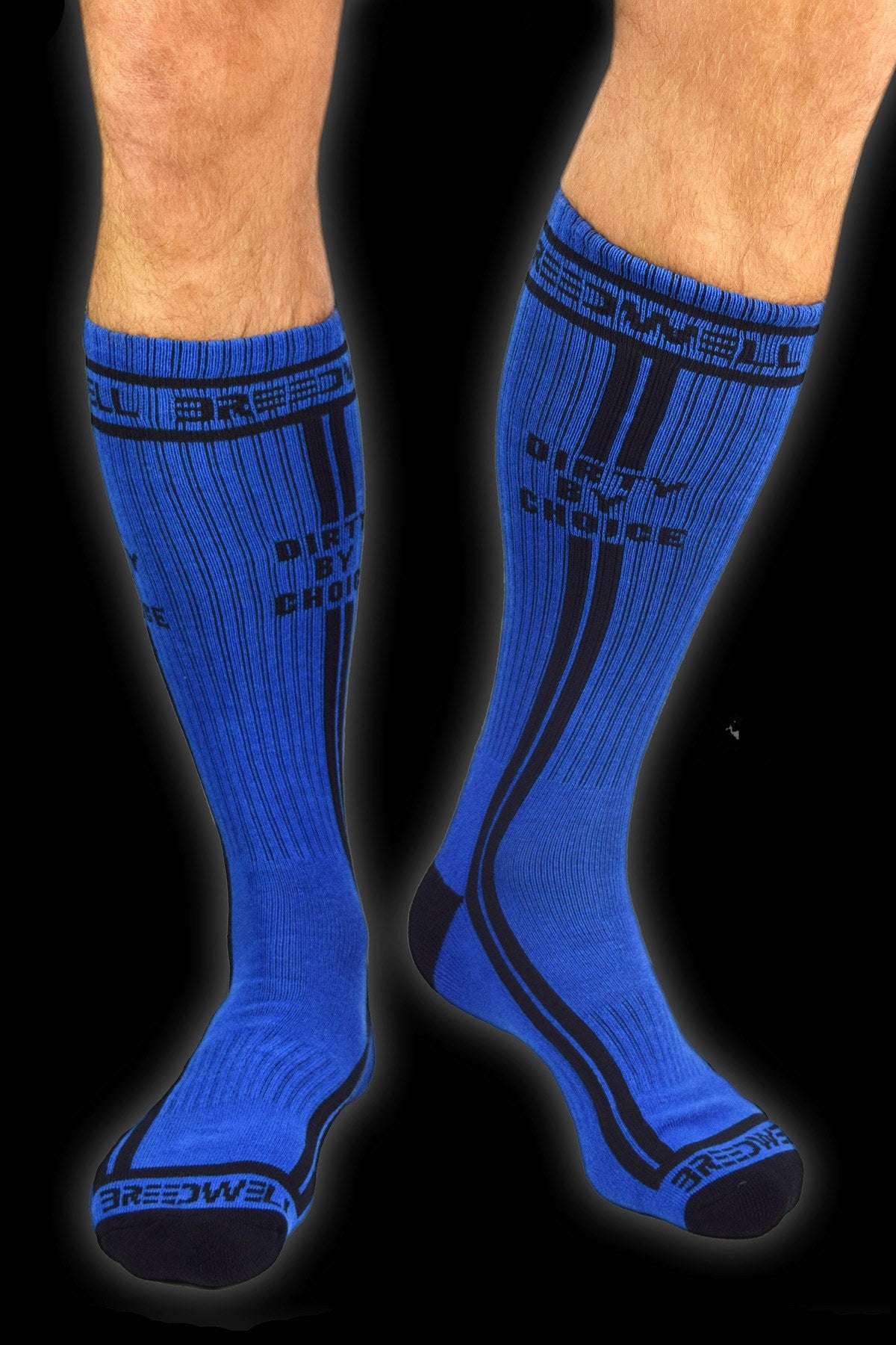 Breedwell Blue 'Dirty by Choice' Socks