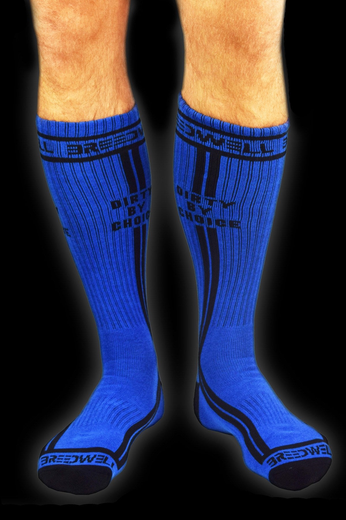 Breedwell Blue 'Dirty by Choice' Socks