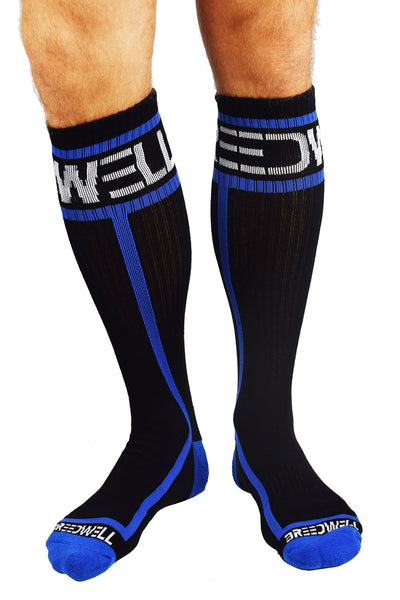 Breedwell Blue Logo Socks