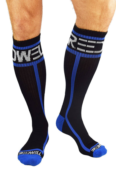 Breedwell Blue Logo Socks
