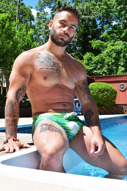 Breedwell Green Digital Love Swim Brief thumbnail 3
