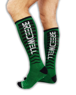 Breedwell Green Hazard F You Socks thumbnail 2