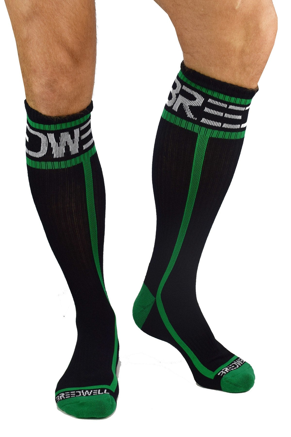 Breedwell Green Logo Socks