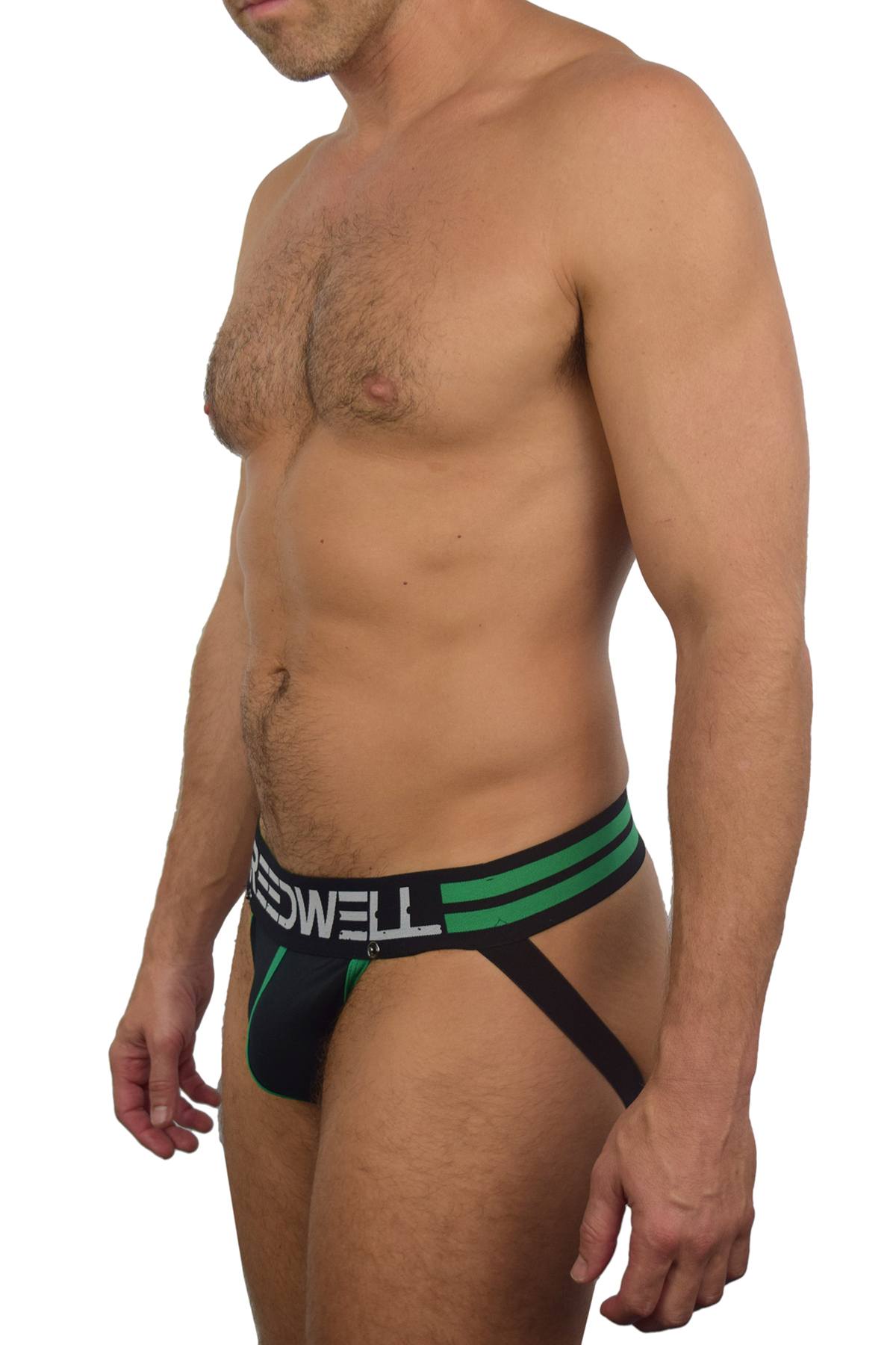 Breedwell Green Striped Jock