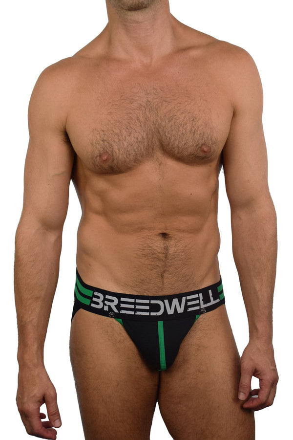 Breedwell Green Striped Jock
