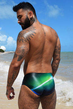 Breedwell Green Tropical Nights Swim Brief thumbnail 2