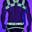 Breedwell Neon Green Blacklight Circuit Harness