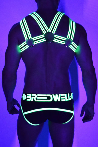 Breedwell Neon Green Blacklight Circuit Harness