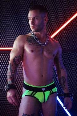 Breedwell Neon Green Mesh Axel Jockstrap thumbnail 2