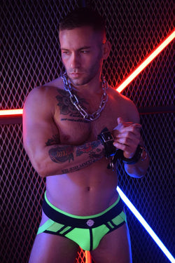 Breedwell Neon Green Mesh Axel Jockstrap thumbnail 3