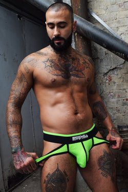 Breedwell Neon Green Moneymaker Brief thumbnail 3