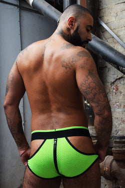 Breedwell Neon Green Moneymaker Brief thumbnail 4