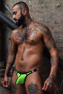 Breedwell Neon Green Moneymaker Thong thumbnail 3