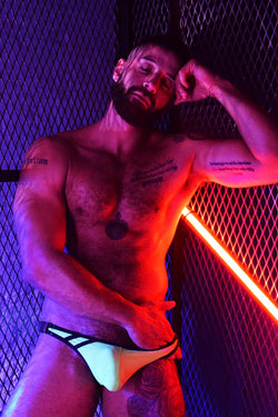 Breedwell Neon Green Scandal Mankini thumbnail 3