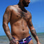 Breedwell Purple Tunnel Vision Swim Brief