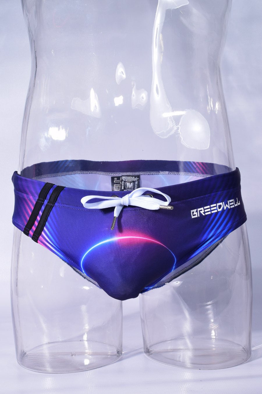 Breedwell Purple Tunnel Vision Swim Brief