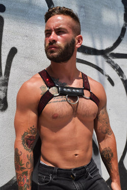 Breedwell Red CIRCUIT HARNESS - WITH D-RING thumbnail 1