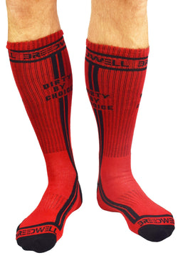 Breedwell Red 'Dirty by Choice' Socks thumbnail 2