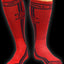Breedwell Red 'Dirty by Choice' Socks