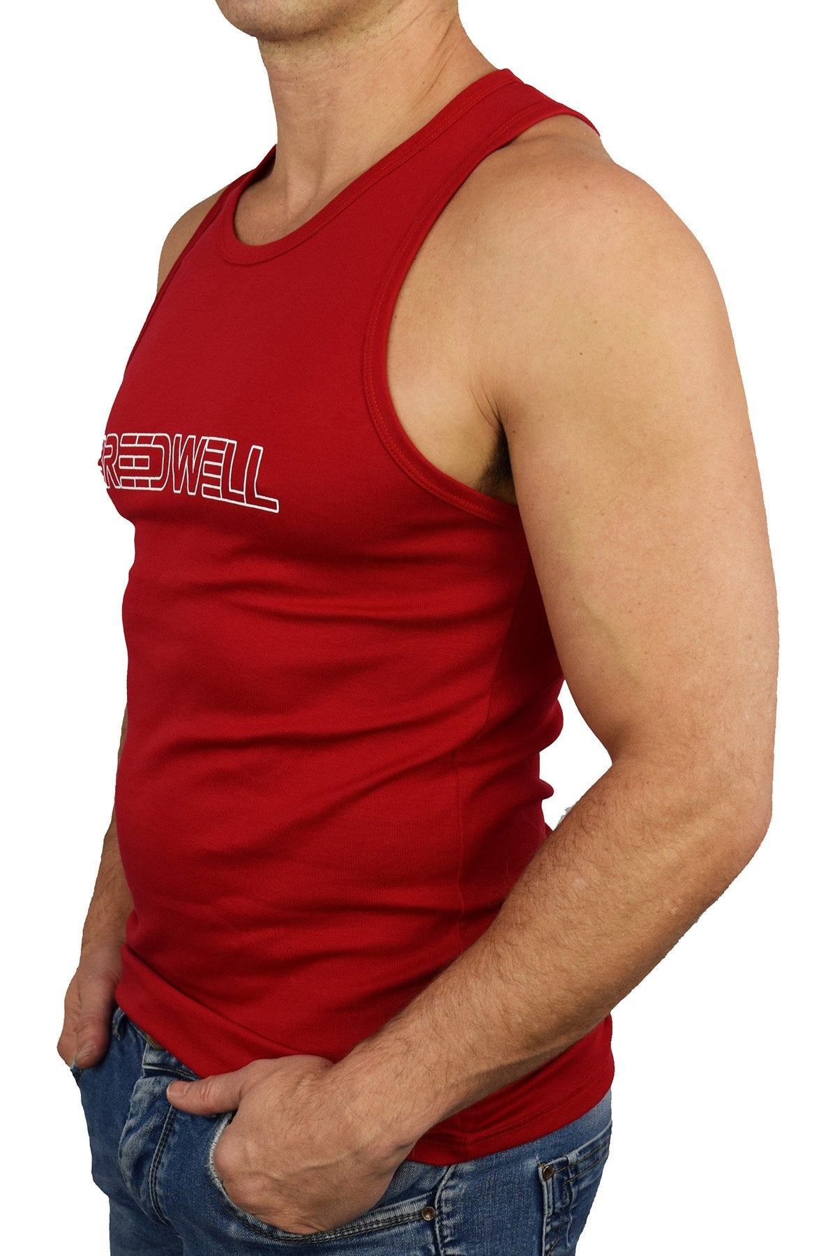 Breedwell Red Logo Tank Top