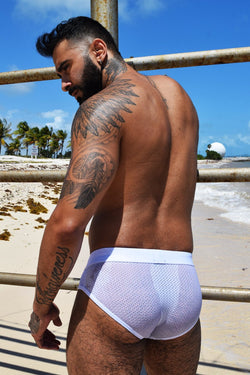 Breedwell Whie Cruiser Swim Brief thumbnail 2