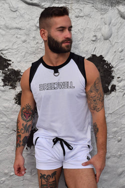 Breedwell White Cruiser Muscle Tank thumbnail 2