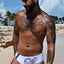 Breedwell White Soaked Swim Brief