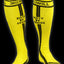 Breedwell Yellow 'Dirty by Choice' Socks