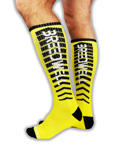 Breedwell Yellow Hazard Dirty Socks