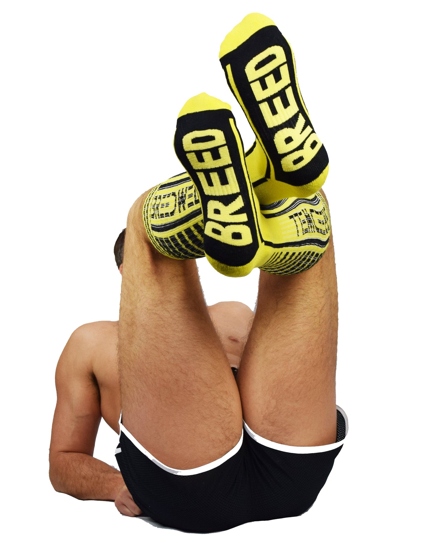 Breedwell Yellow Moto Breed Socks