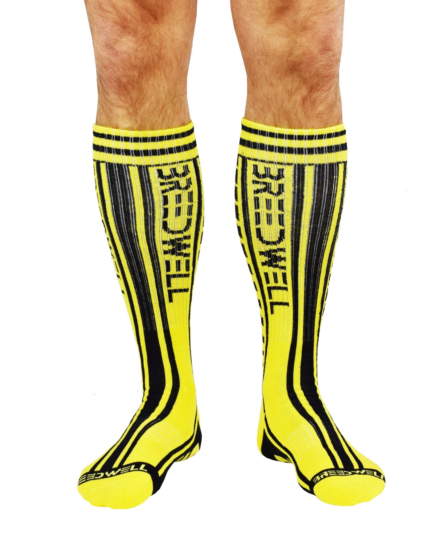 Breedwell Yellow Moto Breed Socks
