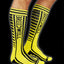 Breedwell Yellow Moto Breed Socks