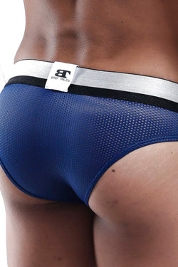BriefTales Navy Blue Sport Mesh Bikini Brief thumbnail 3