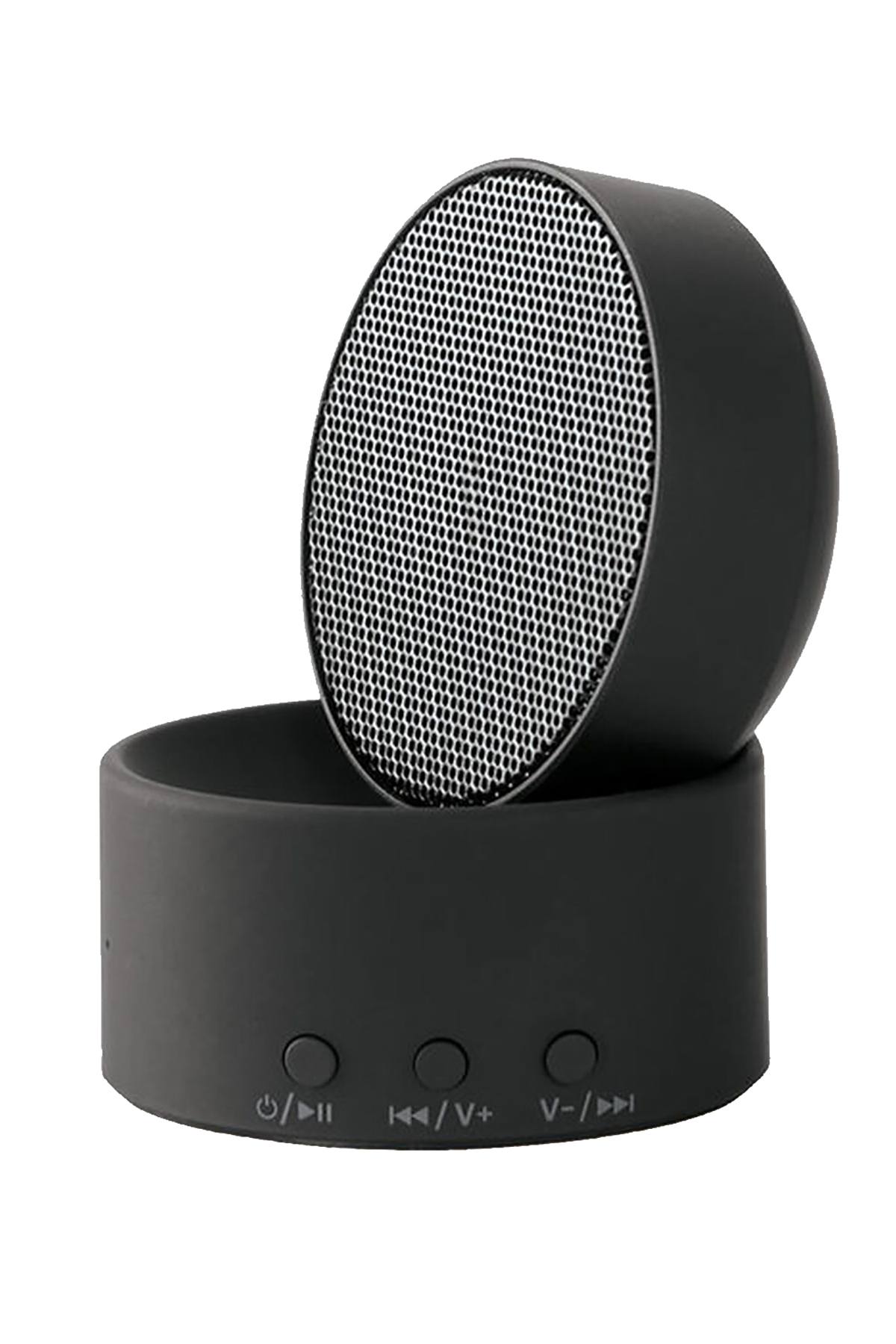 Brookstone Black Mini Swivel Bluetooth® Speaker