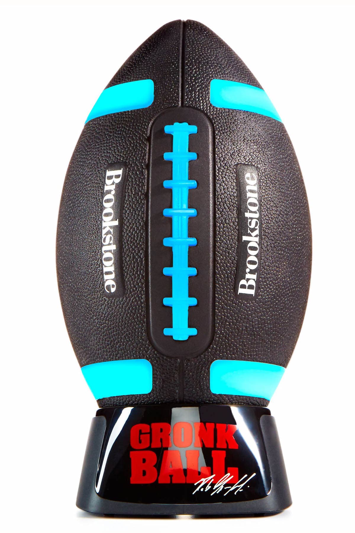 Brookstone Multi-Color Rechargable Light-Up Gronkball Football Bluetooth Speaker