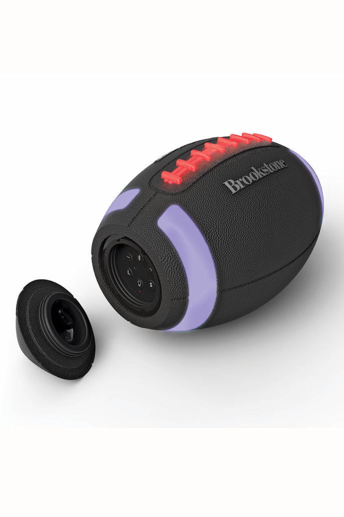 Brookstone MultiColor Rechargable LightUp Gronkball Football Bluetoo
