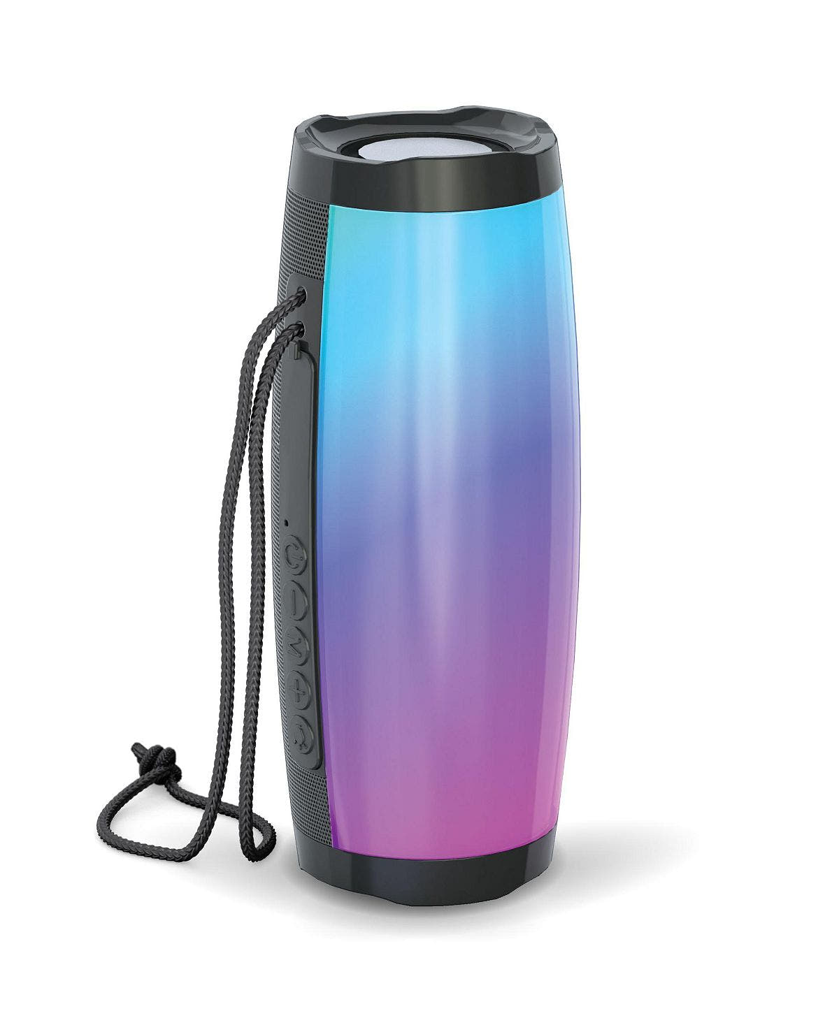 Brookstone Polaroid Opal Wireless Speaker Multi-color Led Light Show Black