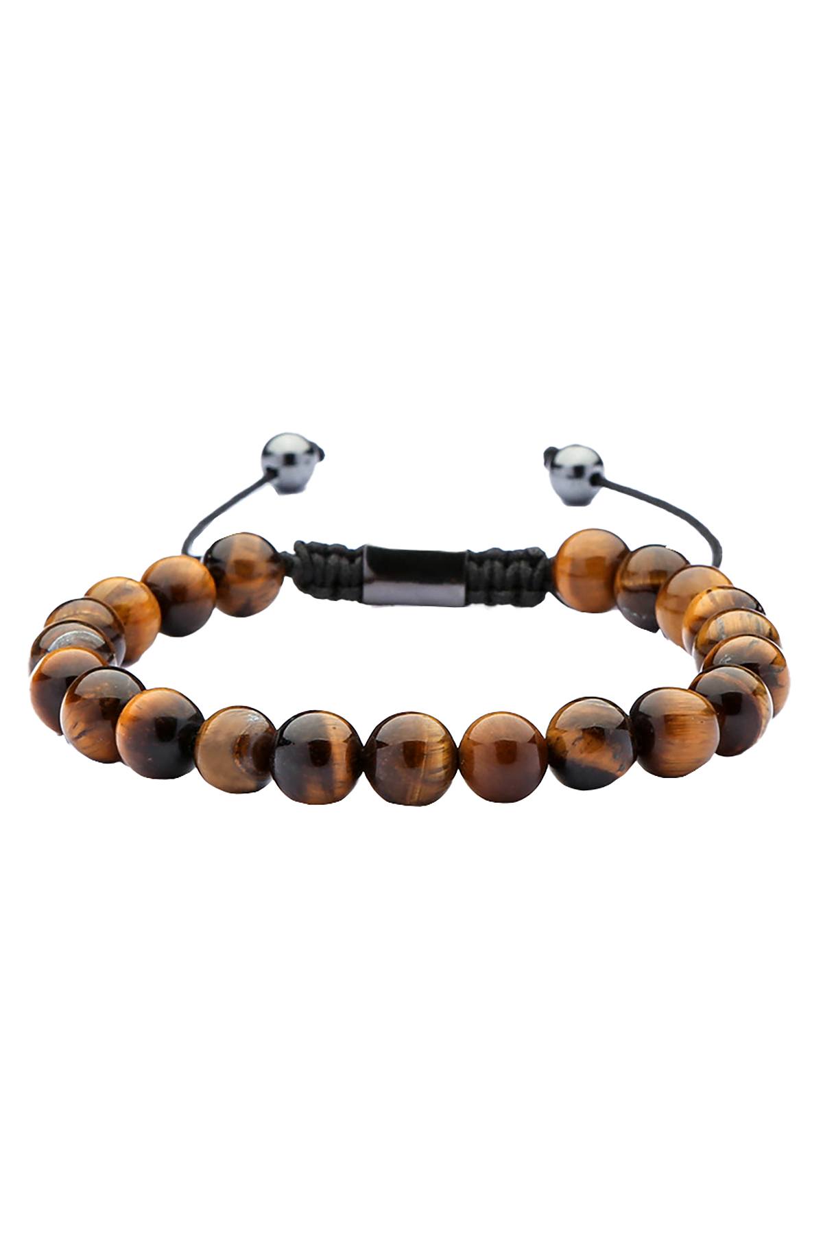 Brown Tiger's Eye Adjustable Protection Healing Bracelet