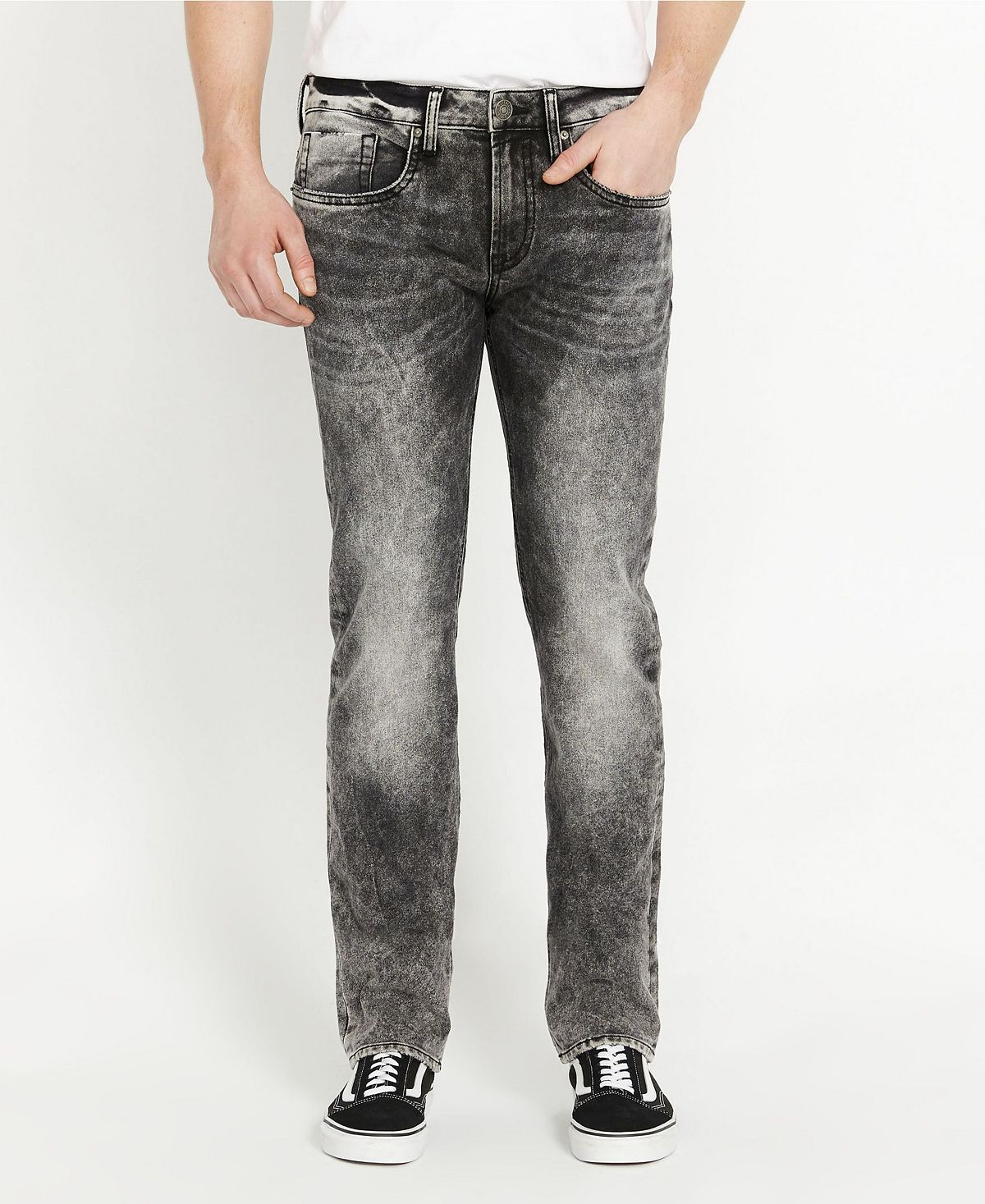 Buffalo David Bitton Ash-x Jeans Washed Grey