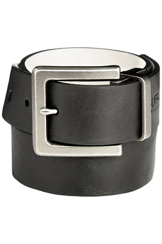 Buffalo David Bitton Black/White Milled Nubuck Reversible Belt