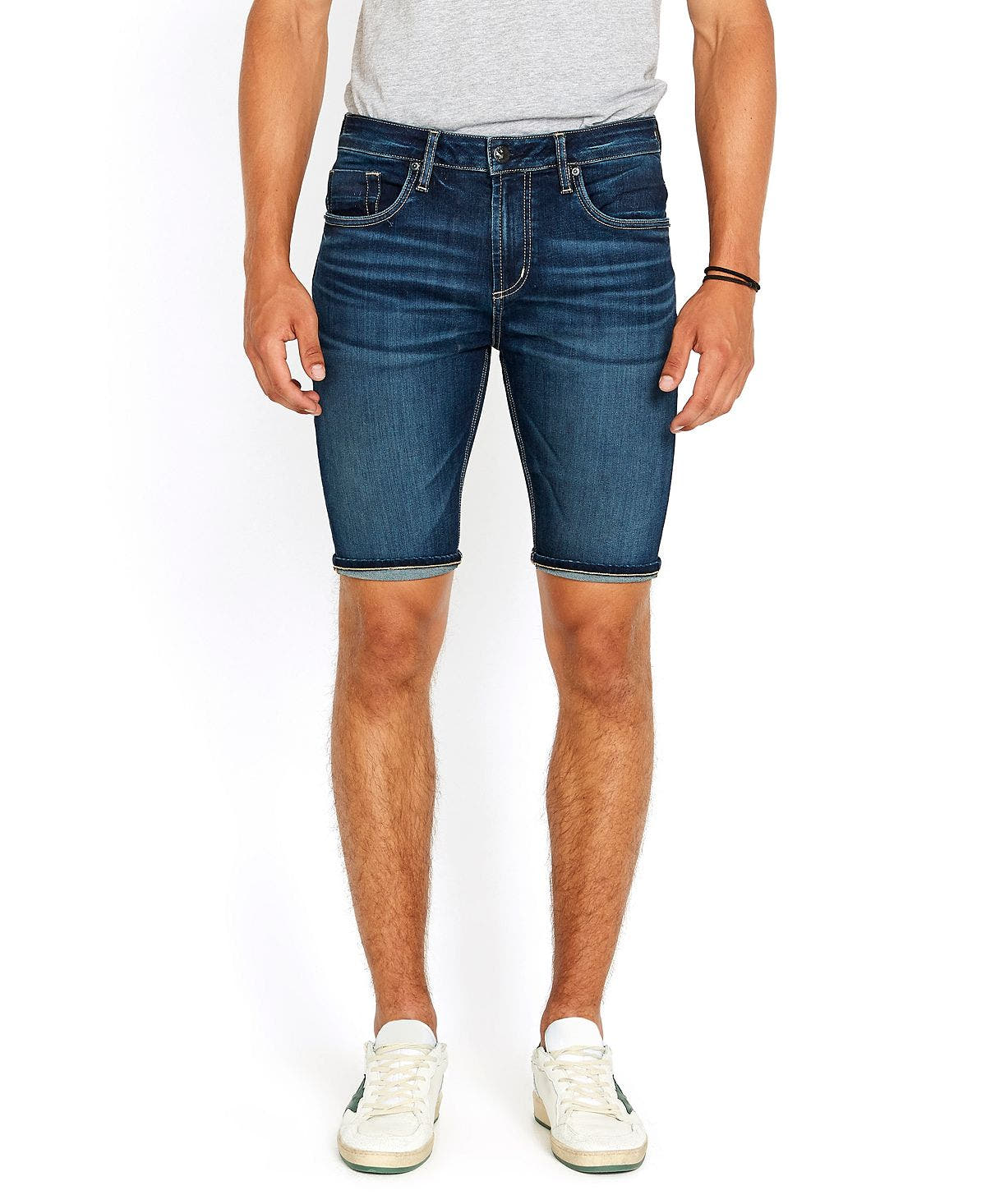 Buffalo David Bitton Parker Denim Shorts Navy
