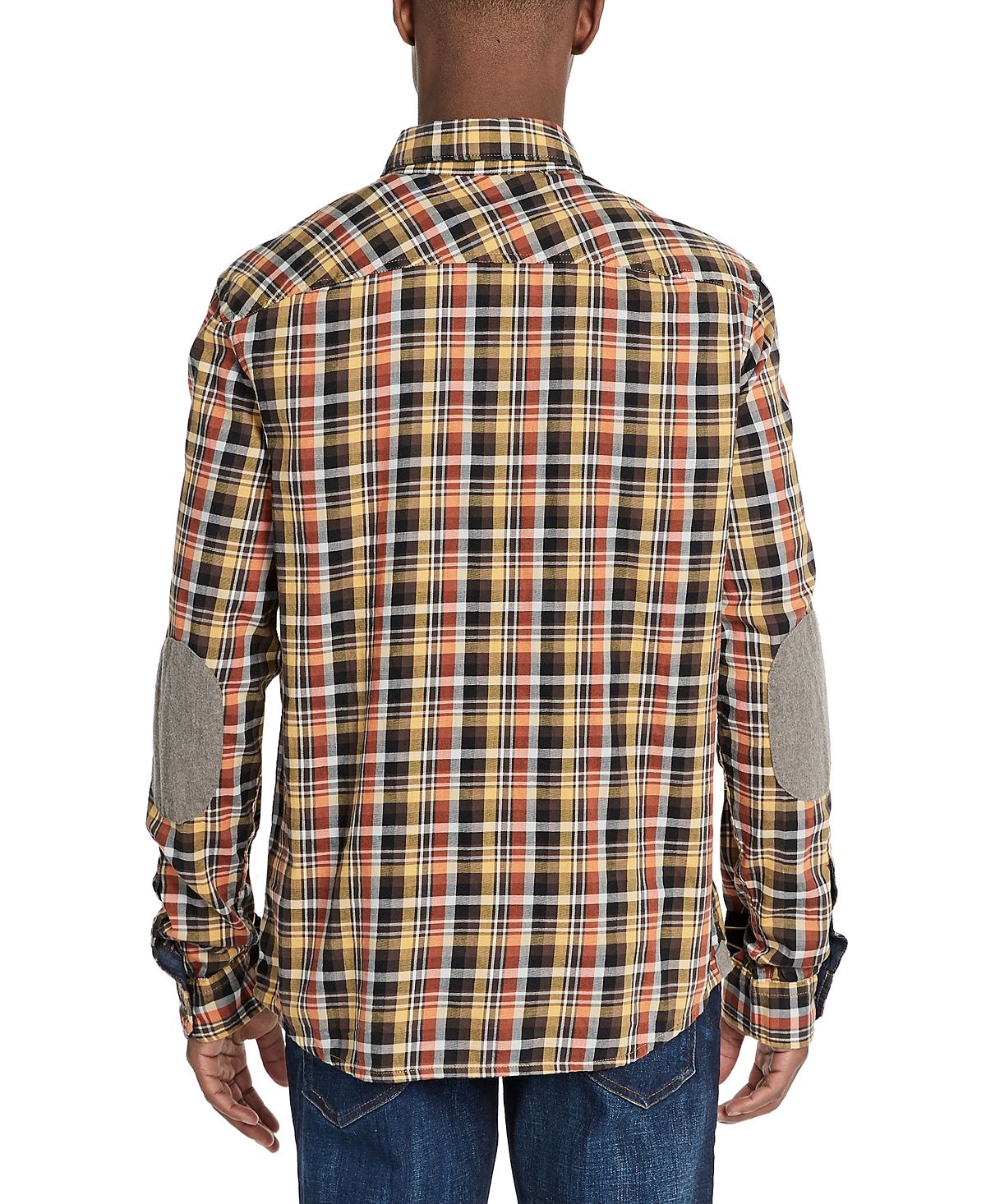 Buffalo David Bitton Saeed-x Mad For Plaid Shirt Honey Gold