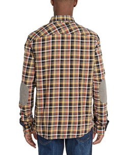 Buffalo David Bitton Saeed-x Mad For Plaid Shirt Honey Gold thumbnail 2