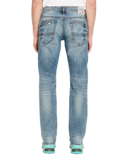 Buffalo David Bitton Six-x Straight-fit Jeans Indigo thumbnail 3