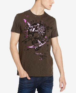 Buffalo David Bitton Tanto Graphic T-shirt Charcoal thumbnail 1