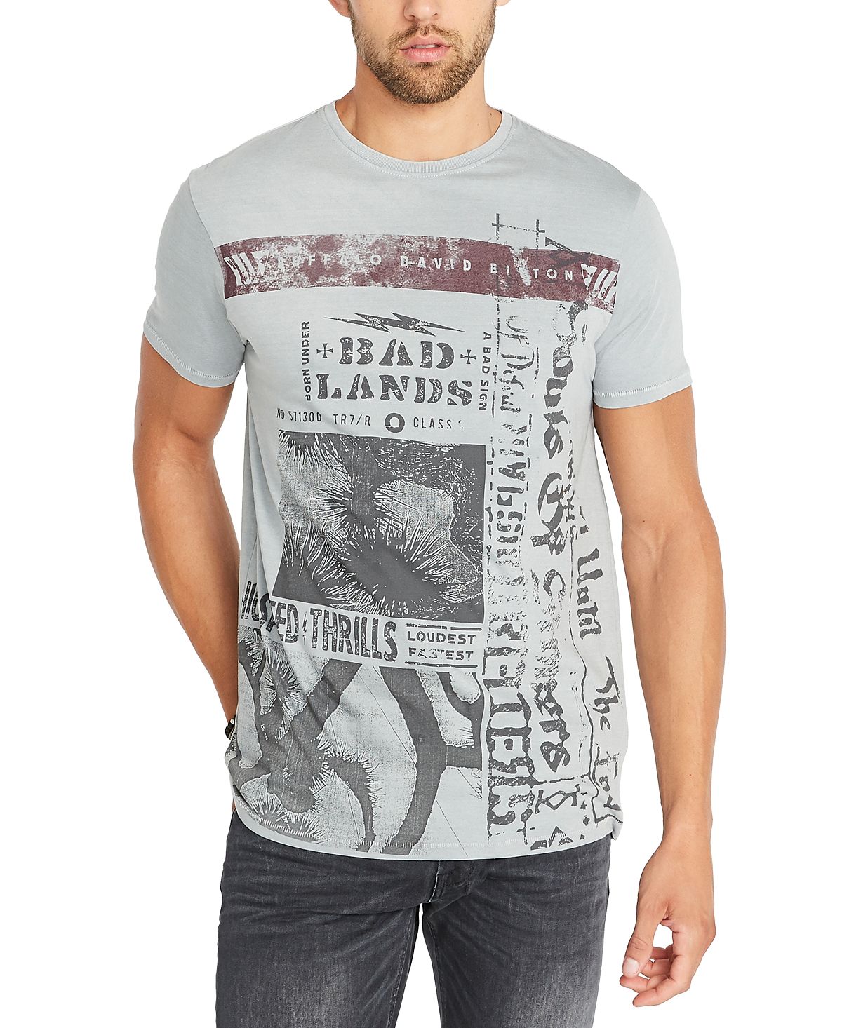 Buffalo David Bitton Tupad Graphic T-shirt Charlie