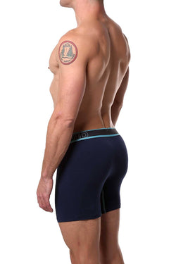 Buffalo by David Bitton Blue/Grey Contrast-Trim Boxer Brief thumbnail 2