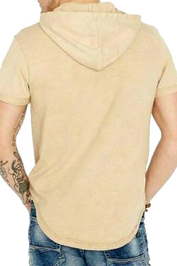 Buffalo by David Bitton Faded-Jute Graphic Hooded T-Shirt thumbnail 4