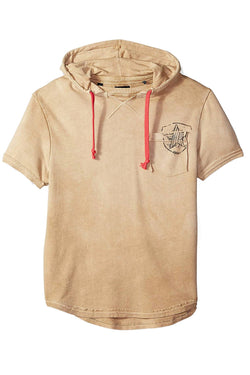 Buffalo by David Bitton Faded-Jute Graphic Hooded T-Shirt thumbnail 2