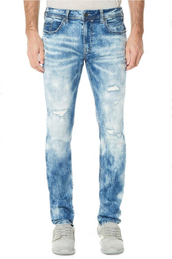 Buffalo by David Bitton Indigo Sanded Skinny-Straight Jeans thumbnail 1
